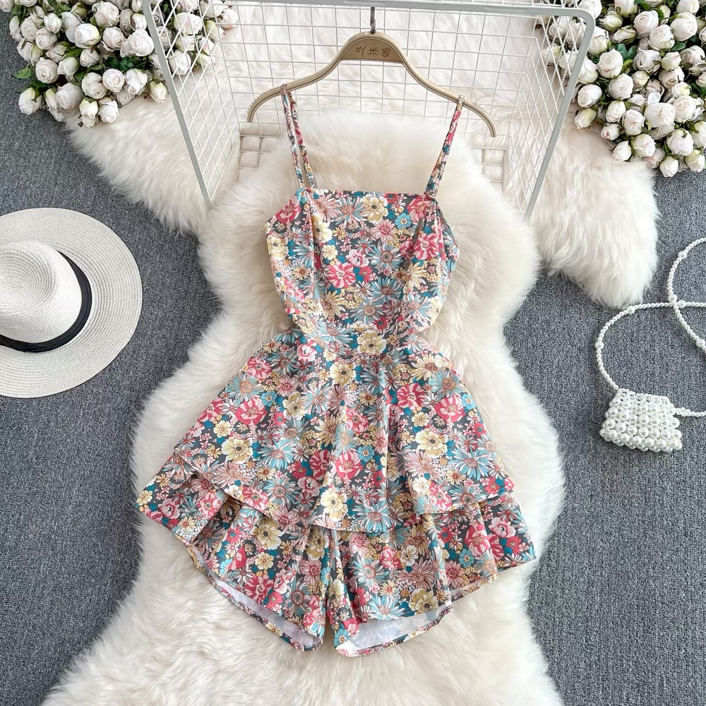 Cancel your plans floral romper JRZZ487 images
